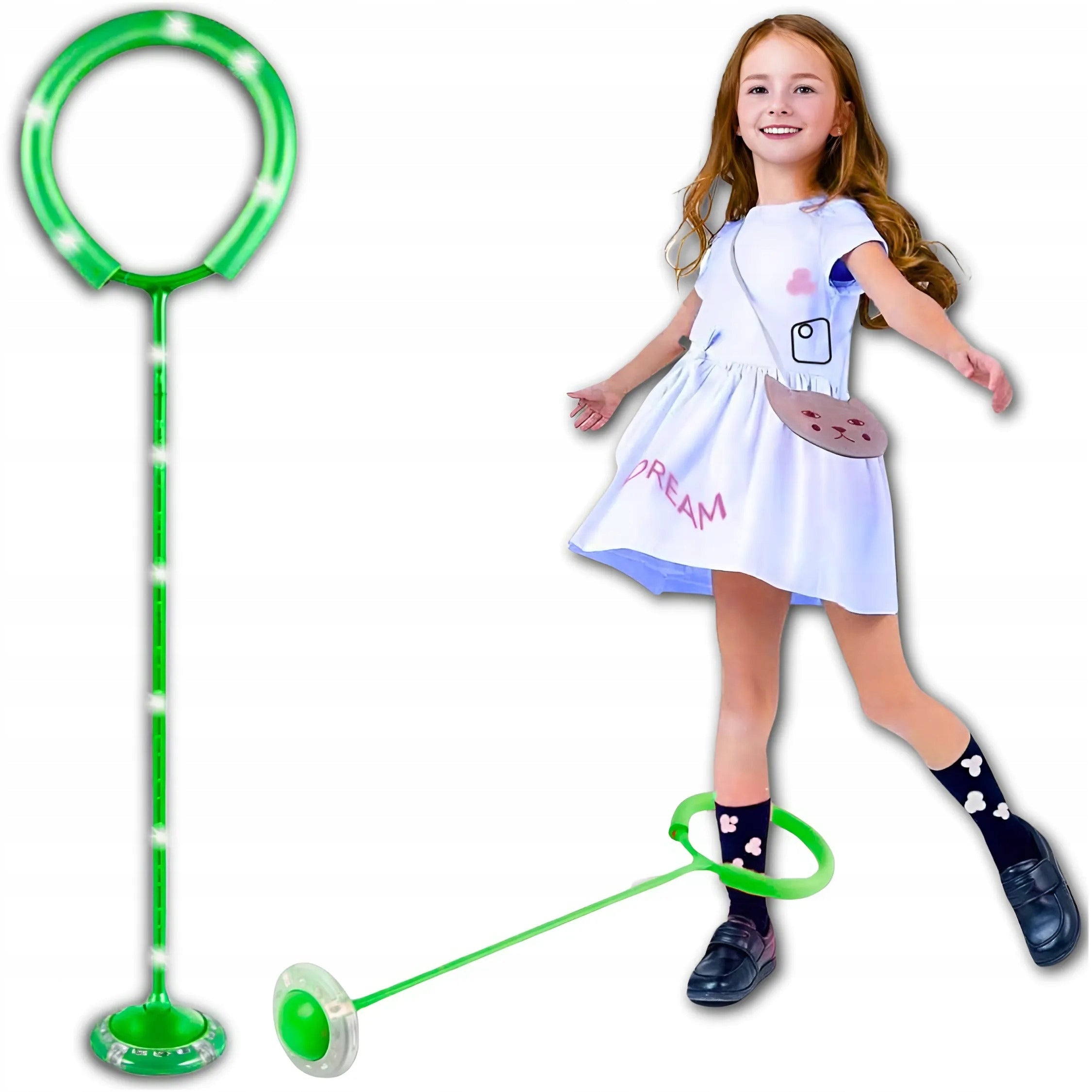 HULA HOOP LEG JUMP ROPE FOR KIDS LED SKIPPER MOVEMENT TOY Manufacturer code HULA HOP NA NOGĘ SKAKANKA DZIECIĘCA ZABAWKA