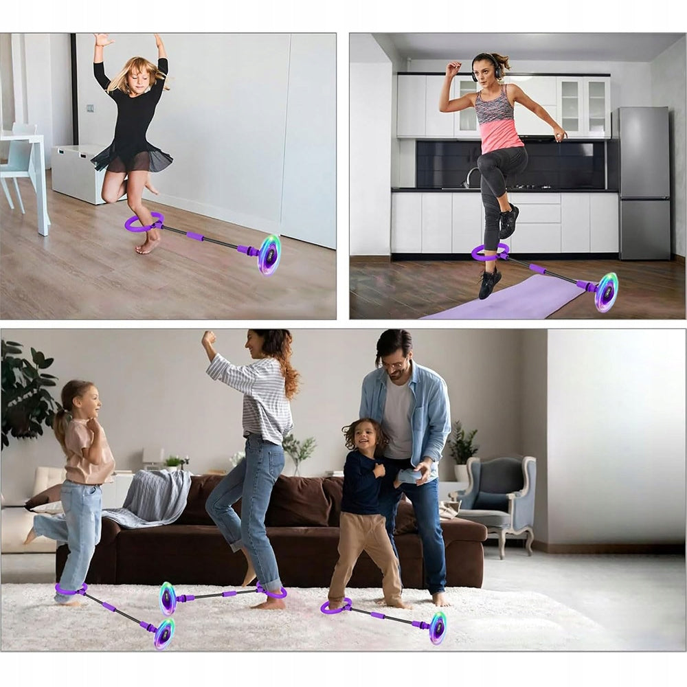 HULA HOOP LEG JUMP ROPE FOR KIDS LED SKIPPER MOVEMENT TOY Packaging status original