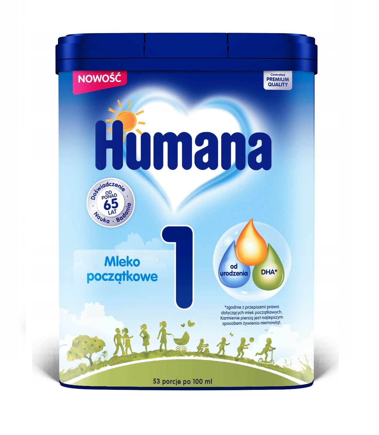 HUMANA 1 HMO INITIAL MILK FROM BIRTH 750g