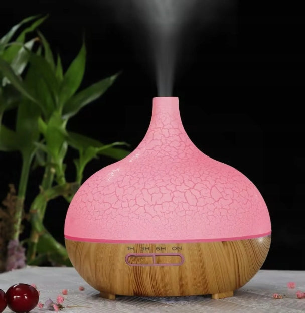 HUMIDIFIER 500ML AROMA DIFFUSER LED REMOTE TIMER AROMATHERAPY Model 6HG7273EU4533