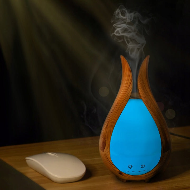 HUMIDIFIER ADJUSTABLE LAMP AROMA DIFFUSER GIFT COLORS MIX Packaging status original