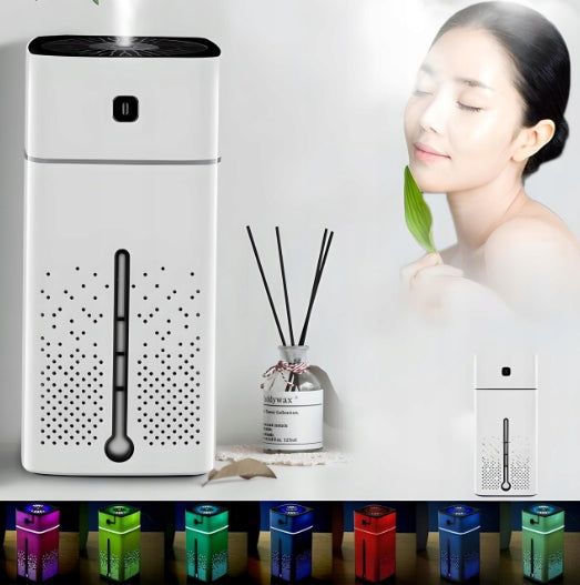 HUMIDIFIER AROMA DIFFUSER AROMATHERAPY LED LAMP WHITE Brand RETOO
