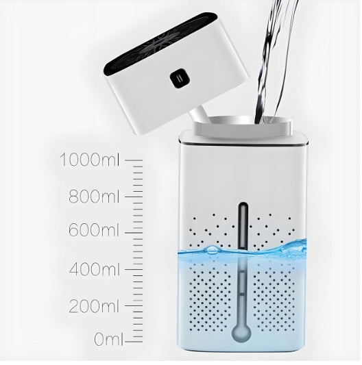HUMIDIFIER AROMA DIFFUSER AROMATHERAPY LED LAMP WHITE Model 1L