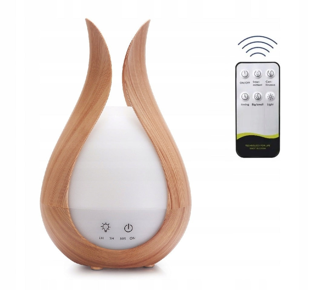 HUMIDIFIER AROMA DIFFUSER AROMATHERAPY NIGHT LIGHT FOR REMOTE CONTROL Manufacturer code NAWILŻACZ ULTRADŹWIĘKOWY CICHY LED AROMA
