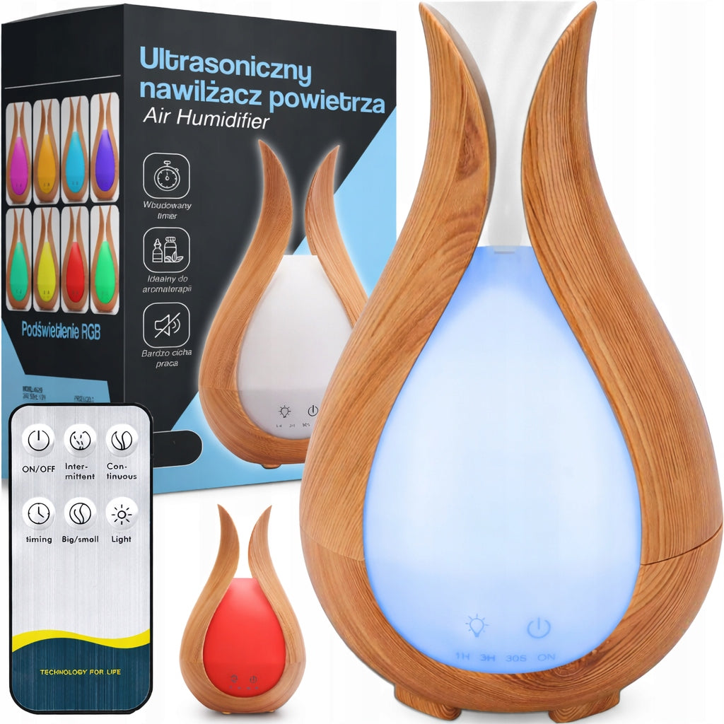 HUMIDIFIER AROMA DIFFUSER AROMATHERAPY NIGHT LIGHT FOR REMOTE CONTROL
