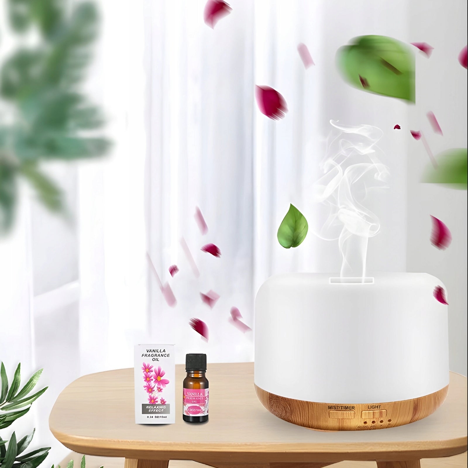 HUMIDIFIER AROMA DIFFUSER AROMATHERAPY NIGHT LIGHT LED + REMOTE CONTROL Brand no brand