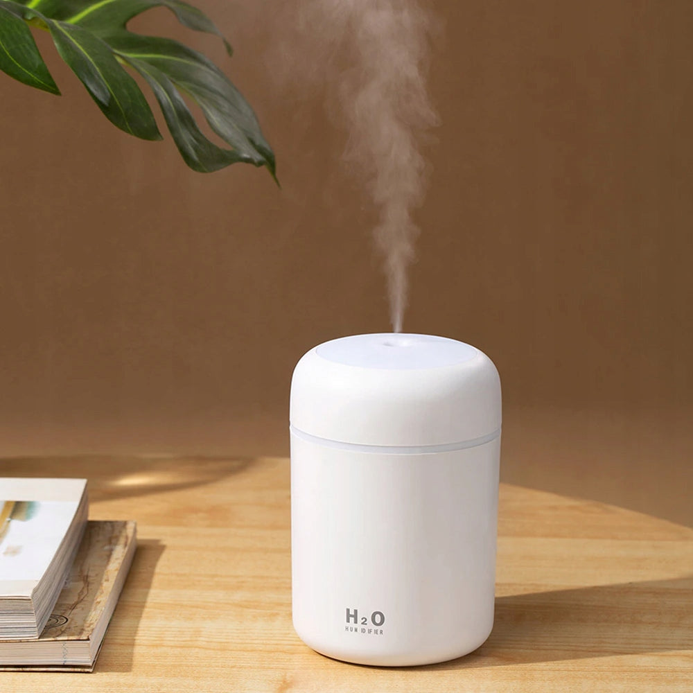 HUMIDIFIER AROMA DIFFUSER LED FOR CAR AROMATHERAPY NIGHT LIGHT Dominant color white