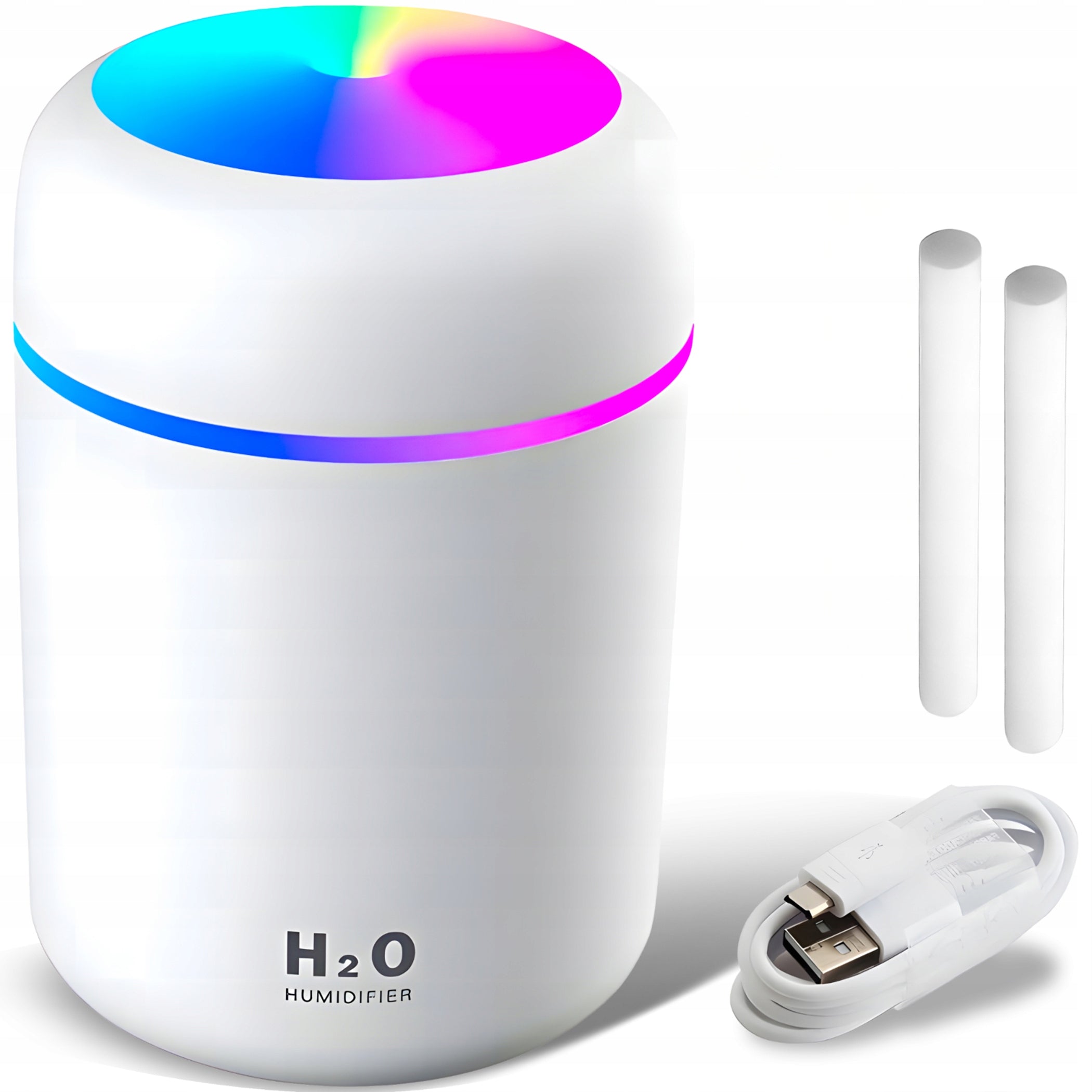 HUMIDIFIER AROMA DIFFUSER LED FOR CAR AROMATHERAPY NIGHT LIGHT Packaging status original