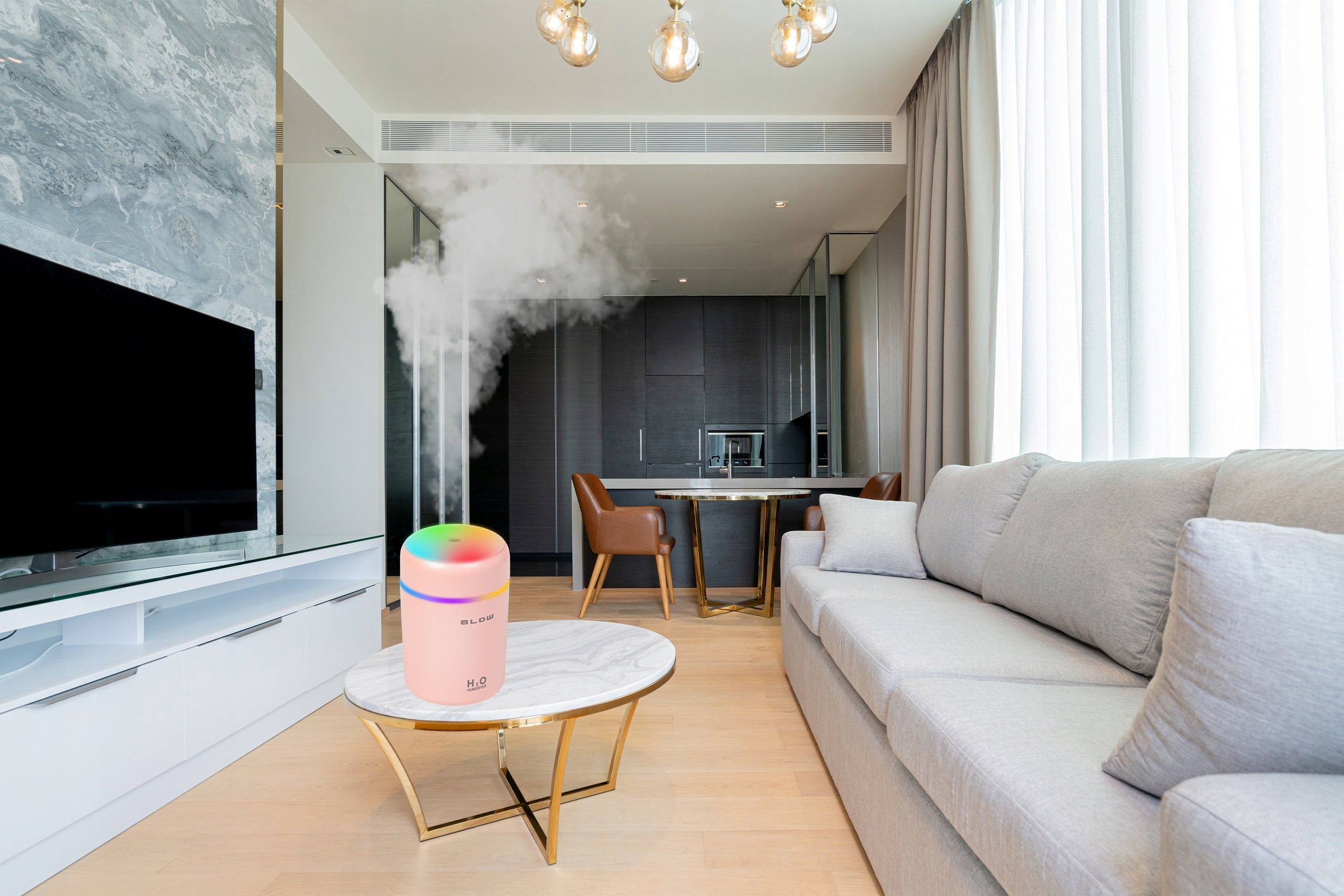 HUMIDIFIER AROMA DIFFUSER MINI NIGHT LIGHT RGB AROMATHERAPY Manufacturer code 44-551#