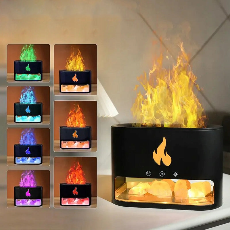 HUMIDIFIER AROMA DIFFUSER NIGHT LIGHT LED BLACK MONTESSA Dominant color black