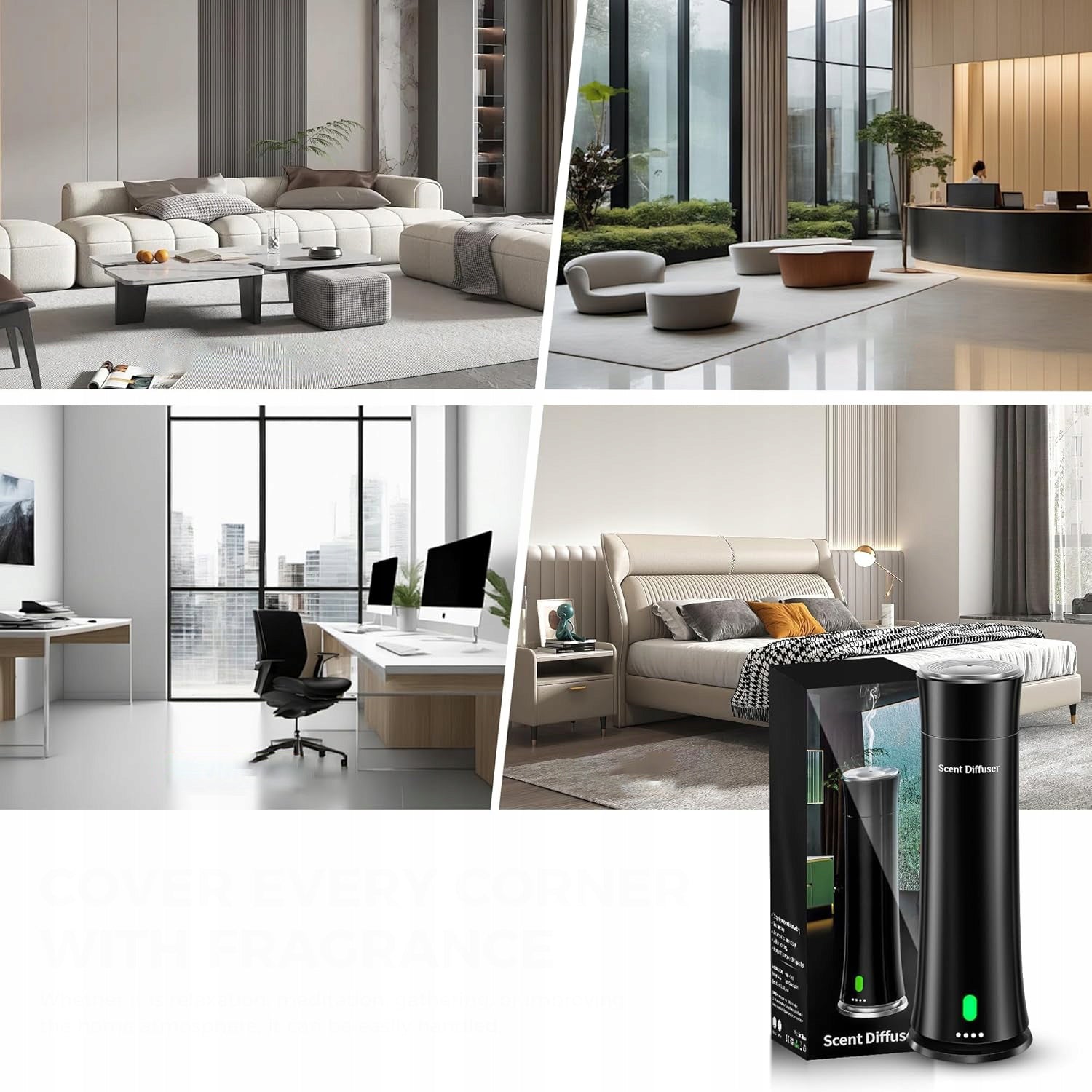 HUMIDIFIER AUTOMATIC AROMATHERAPY DIFFUSER WITH TIMER EAN (GTIN) 6978019574819