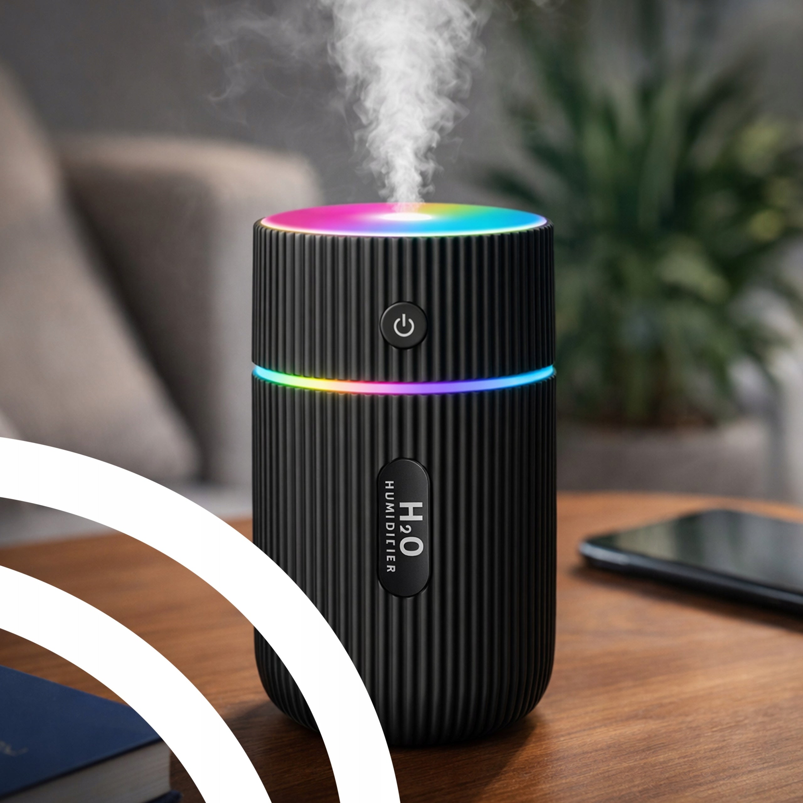 HUMIDIFIER CAR FRAGRANCE DIFFUSER USB NIGHT LIGHT RGB Manufacturer code ER1165