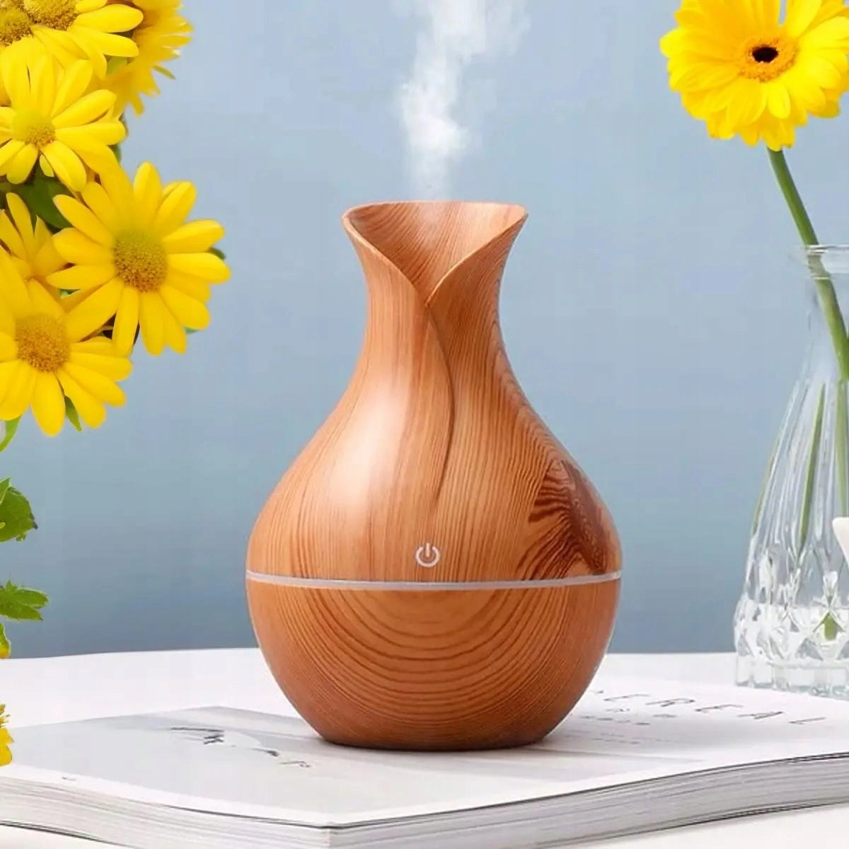 HUMIDIFIER DIFFUSER AROMATHERAPY FRAGRANCE MOST POWERFUL EFFICIENT Dominant color brown