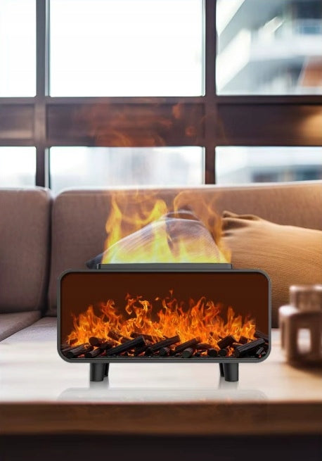 HUMIDIFIER FIREPLACE LED RGB AROMA DIFFUSER AROMATHERAPY OILS Type aromatizer