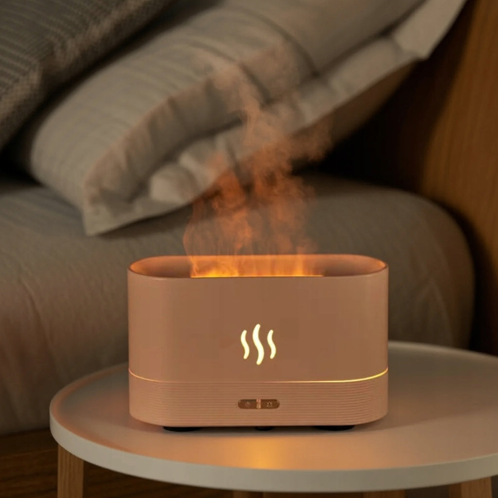 HUMIDIFIER FRAGRANCE LED OIL DIFFUSER AROMATHERAPY LED 200ML Type steam humidifier