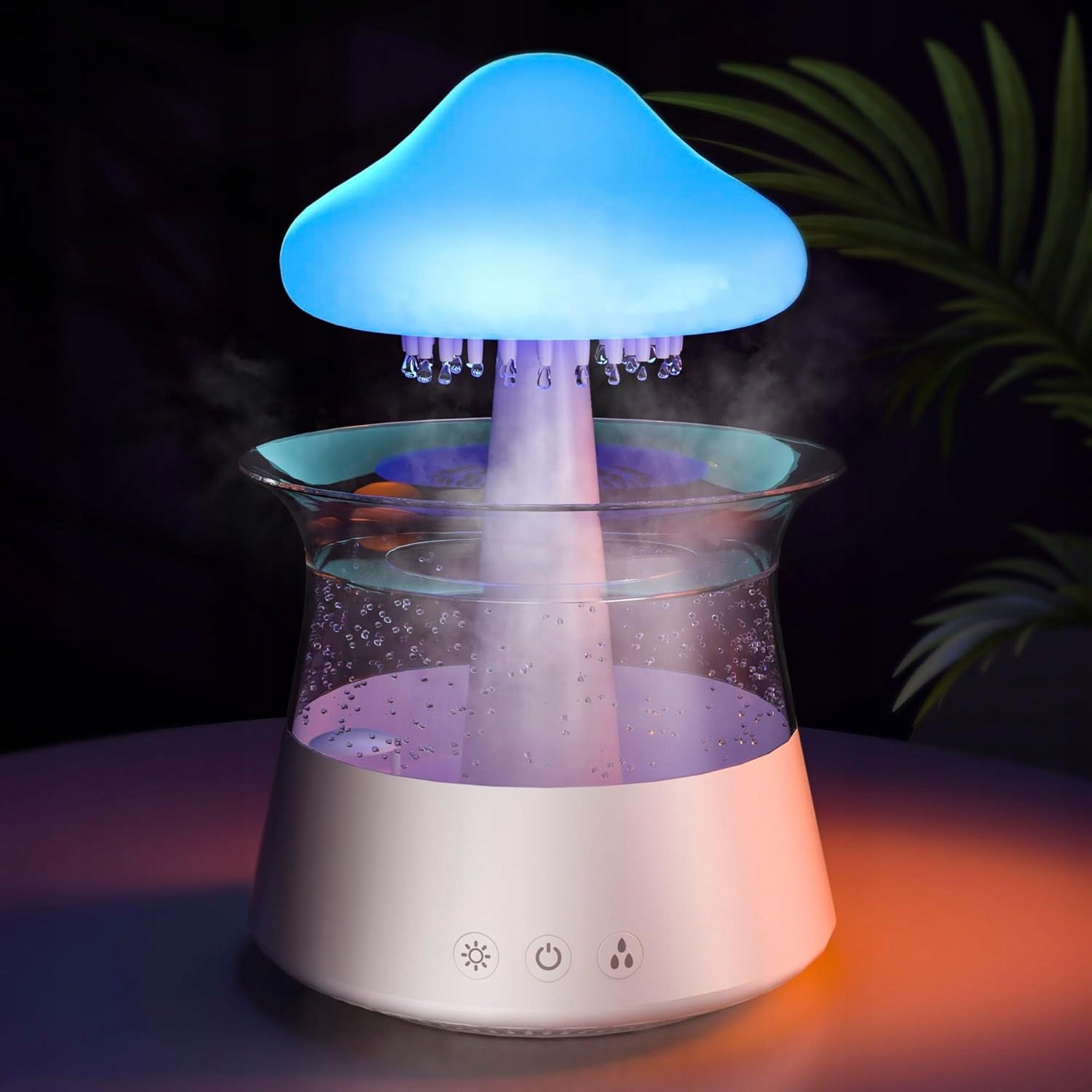 HUMIDIFIER IONIZER AROMATHERAPY RAIN NIGHT LIGHT Manufacturer code GA31 / LAMPA DESZCZOWA CHMURKA NAWILŻACZ
