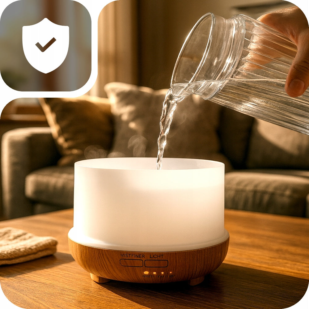 HUMIDIFIER NIGHT LIGHT AROMATHERAPY DIFFUSER RGB + REMOTE CONTROL Manufacturer code Oczyszczacz powietrza