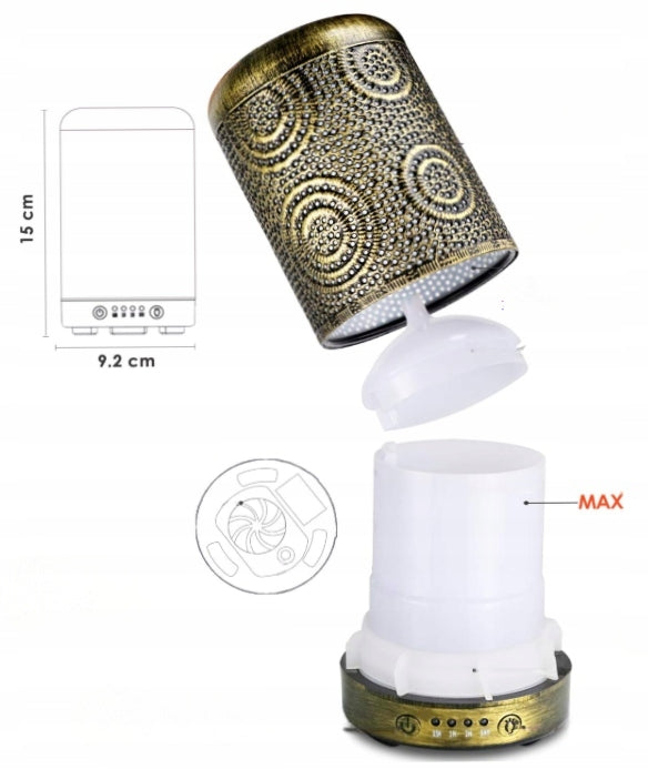 HUMIDIFIER NIGHT LIGHT AROMATHERAPY TIMER LED Brand no brand