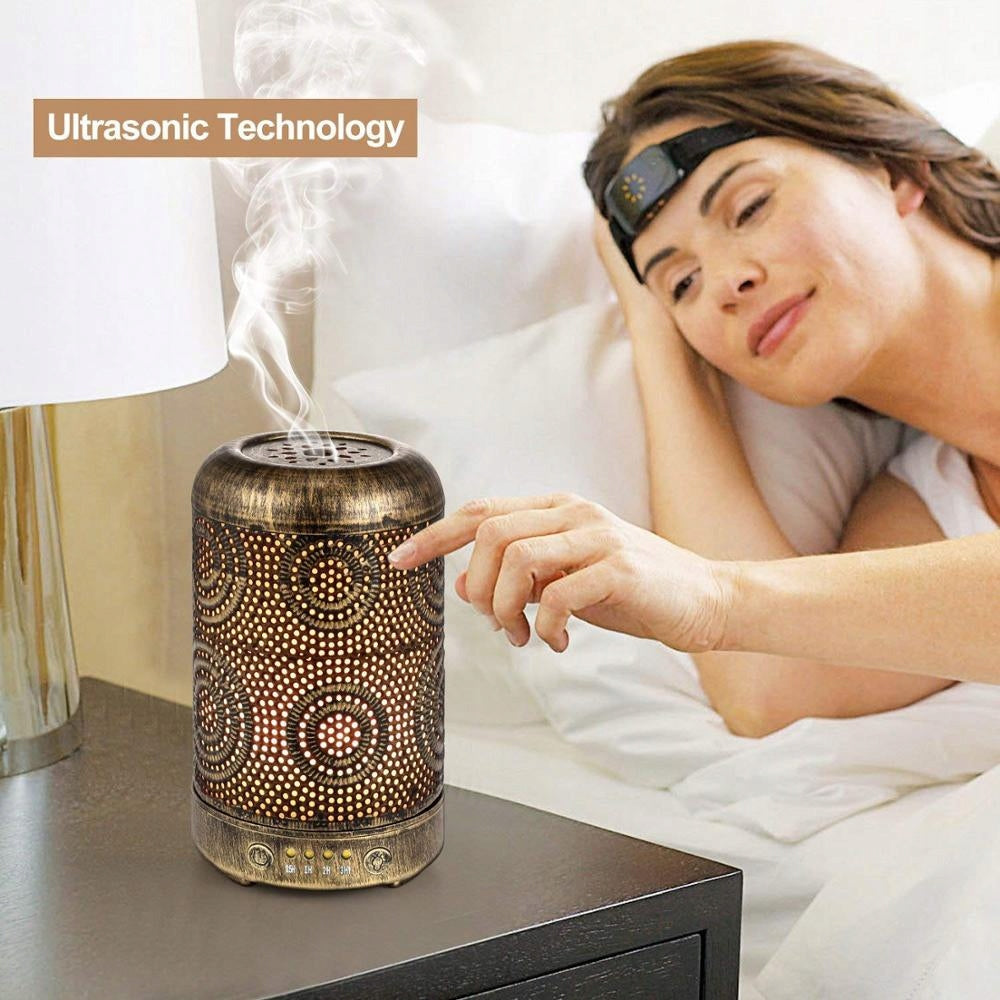 HUMIDIFIER NIGHT LIGHT AROMATHERAPY TIMER LED Model v2