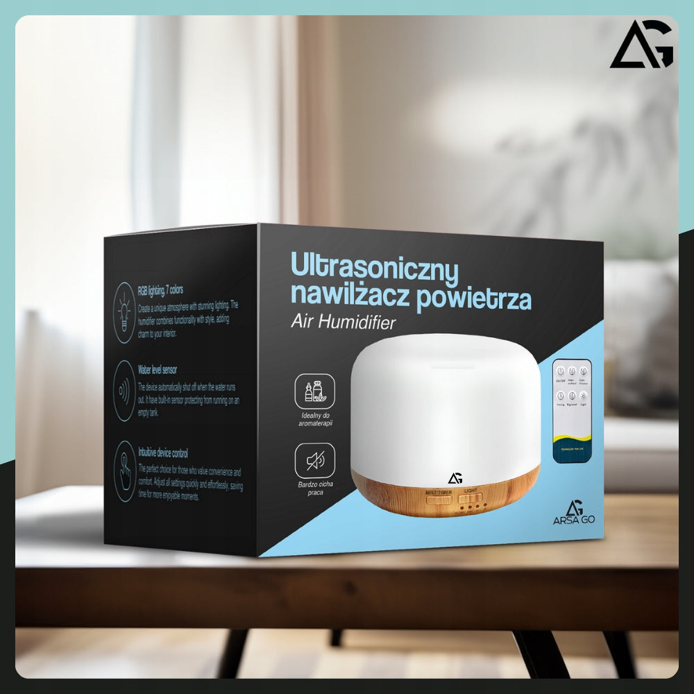 HUMIDIFIER NIGHT LIGHT FOR CHILDREN'S BEDROOM AROMA DIFFUSER Manufacturer of a medical device ARSA GO