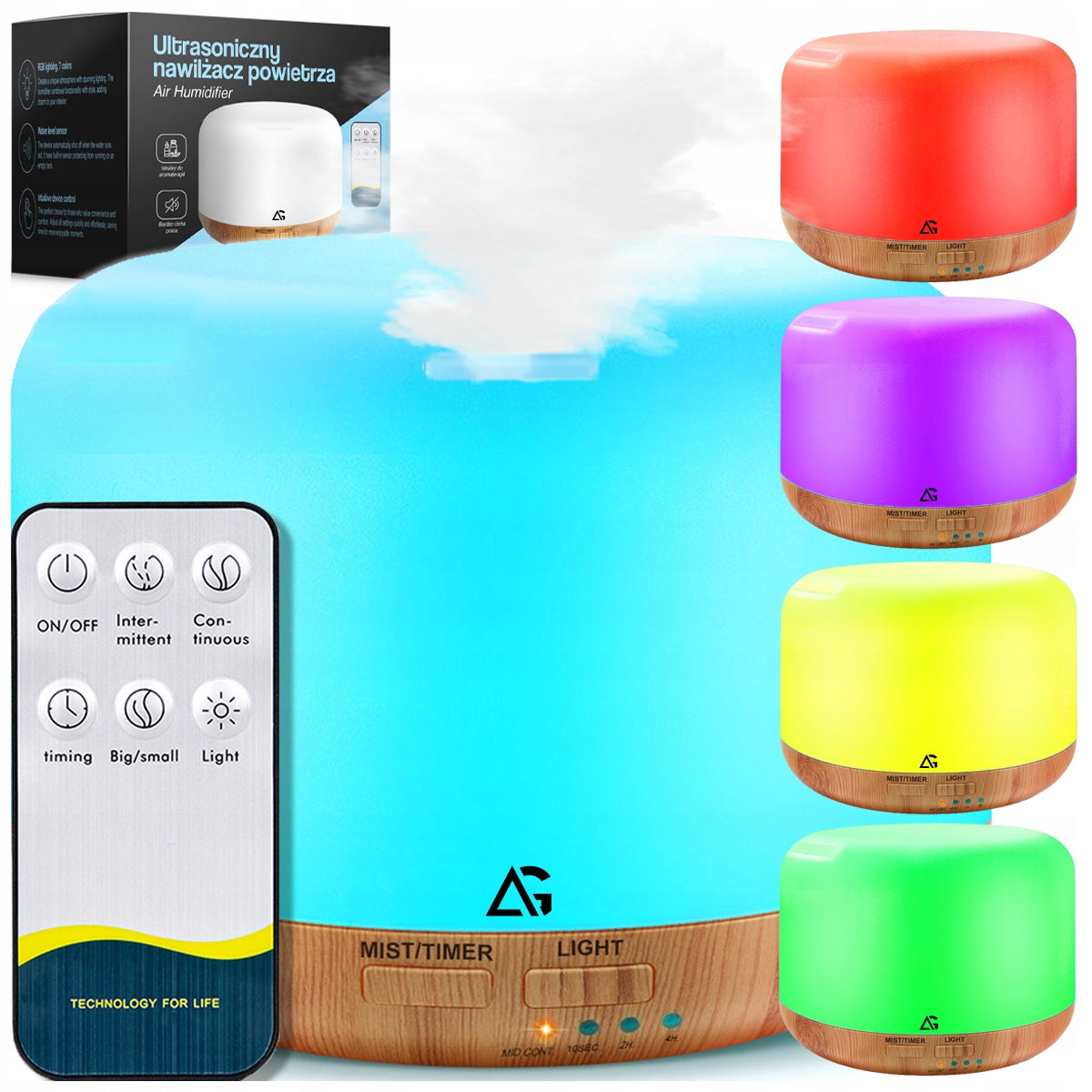 HUMIDIFIER NIGHT LIGHT FOR CHILDREN'S BEDROOM AROMA DIFFUSER