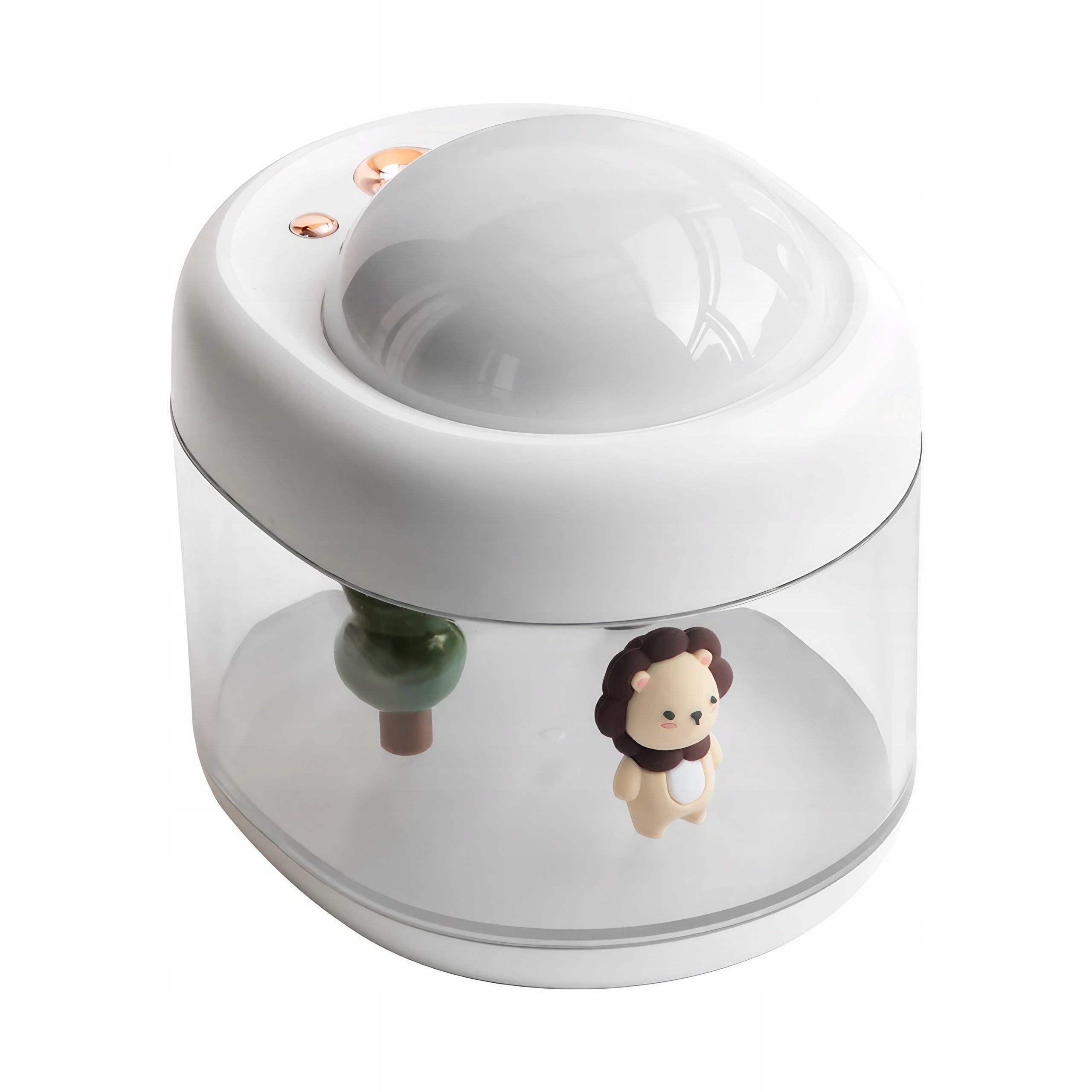 HUMIDIFIER NIGHT LIGHT WITH TIGER STAR PROJECTOR FOR CHILDREN Model NAWILŻACZ Z PROJEKTOREM TYGRYSEK 7W BIAŁY 500ML