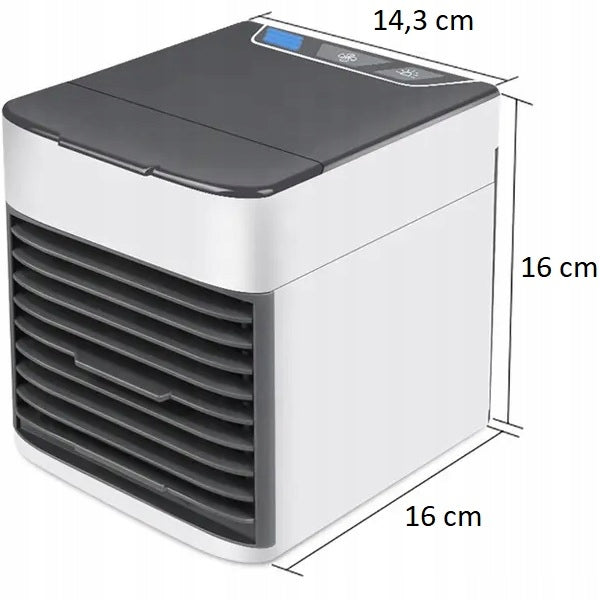 HUMIDIFIER PORTABLE AIR CONDITIONER 3IN1 3WATT USB LED Noise level 55 dB