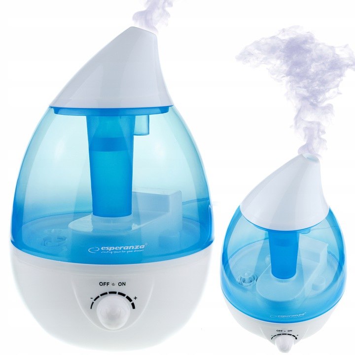 HUMIDIFIER QUIET ADJUSTABLE LED BACKLIGHT 7 COLORS 25W 2.6L Packaging status original