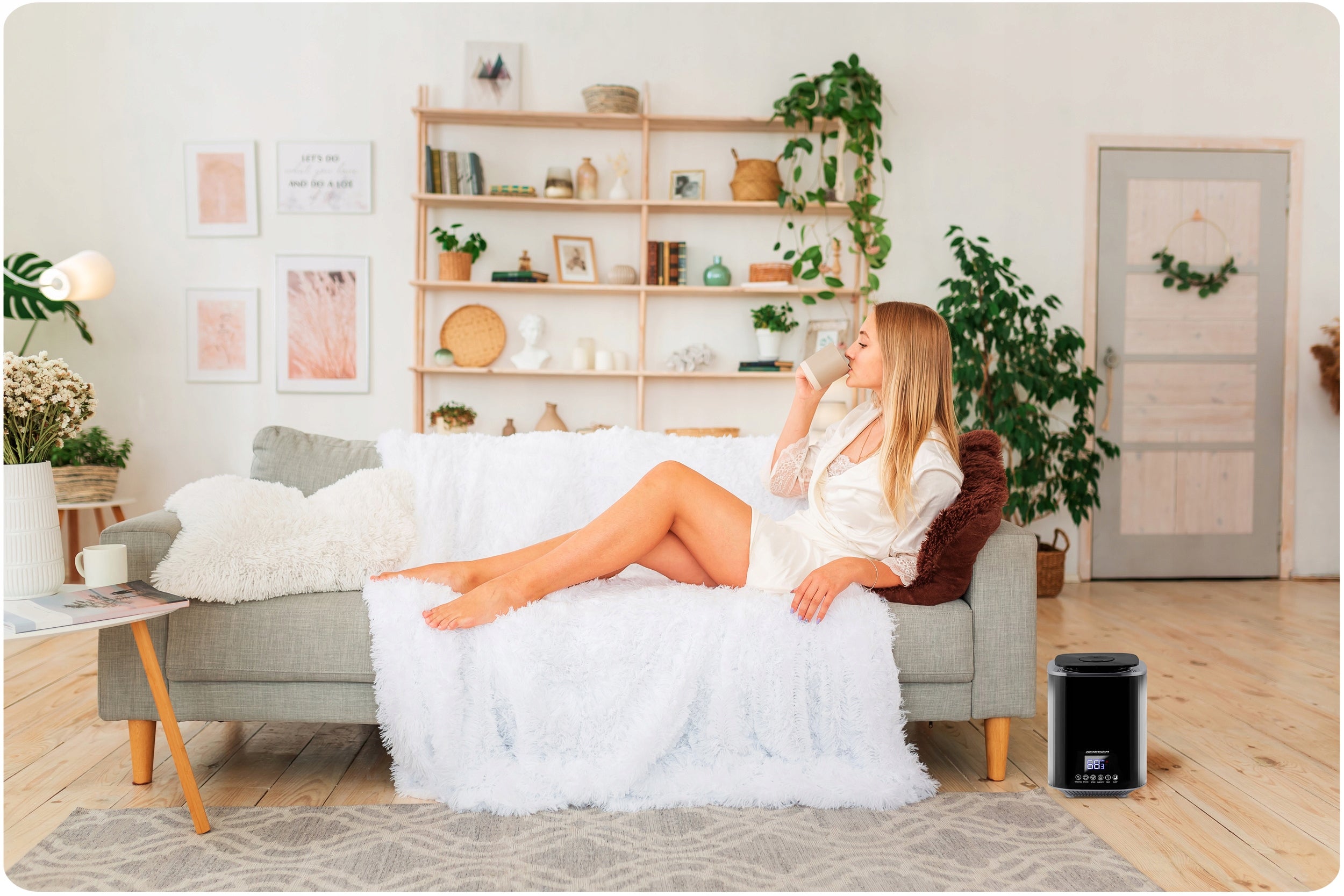 HUMIDIFIER ULTRASONIC IONIZER AROMATHERAPY PILOT Water tank capacity 3.1 l