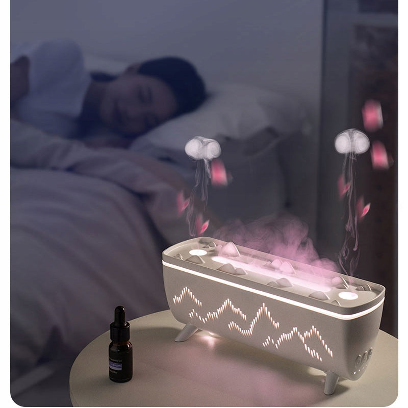 HUMIDIFIER ULTRASONIC IONIZER AROMATHERAPY REMOTE CONTROL TWO MODES Type ultrasonic humidifier