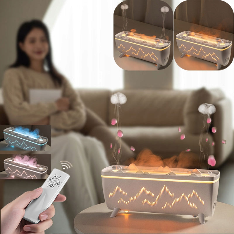 HUMIDIFIER ULTRASONIC IONIZER AROMATHERAPY REMOTE CONTROL TWO MODES