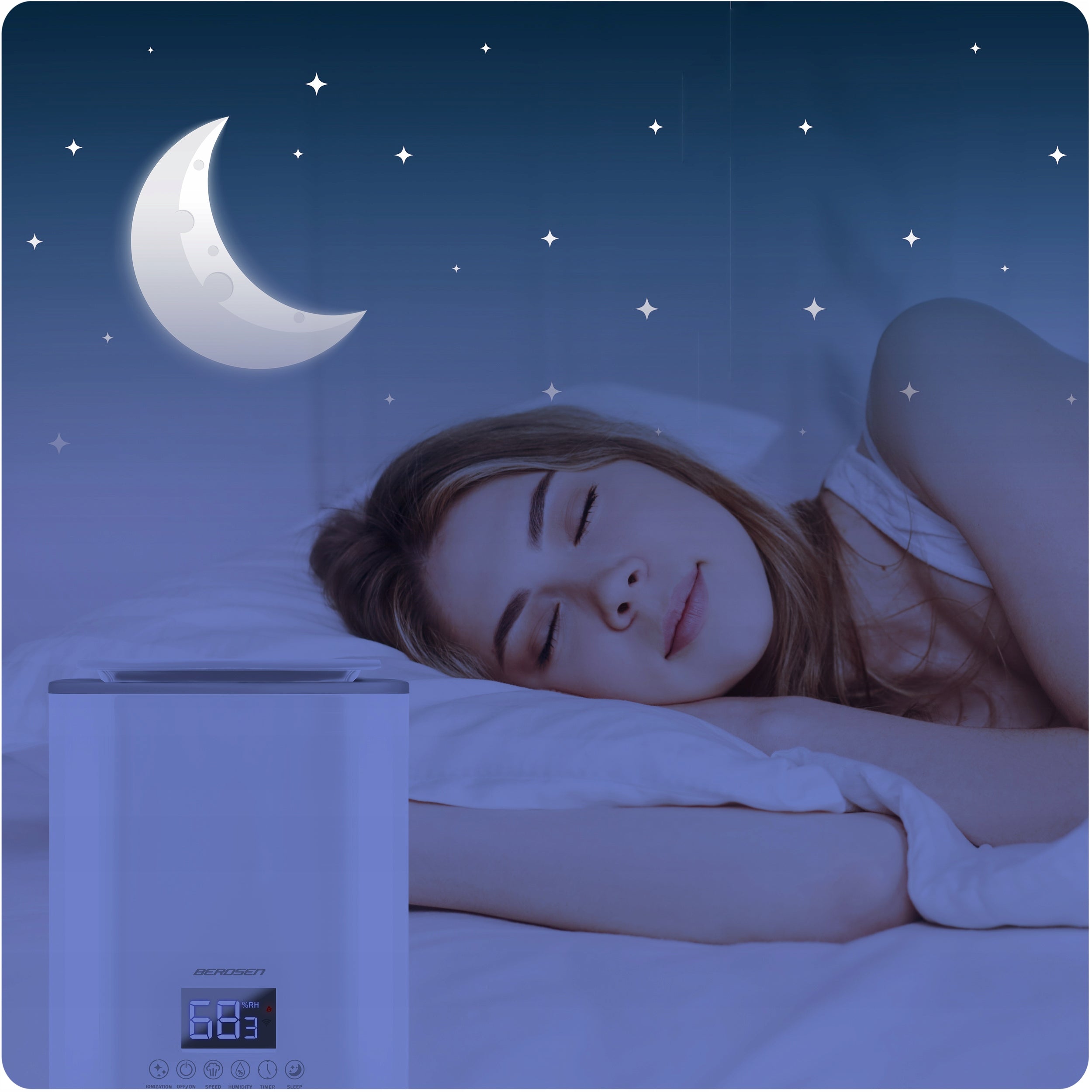 HUMIDIFIER ULTRASONIC IONIZER AROMATHERAPY REMOTE CONTROL Type ultrasonic humidifier