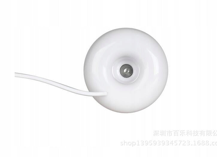 HUMIDIFIER USB DONUT DC 5V 500MA WHITE 51X51X20MM Batteries included no