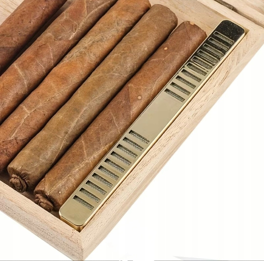 HUMIDOR CIGAR HUMIDIFIER LONG DESIGN GOLDEN CRYSTALS HUMIDOR Brand no brand