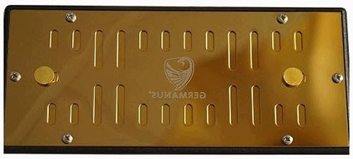 HUMIDOR GOLD FOR CIGARS CRYSTALS METAL MAGNET HOLDER