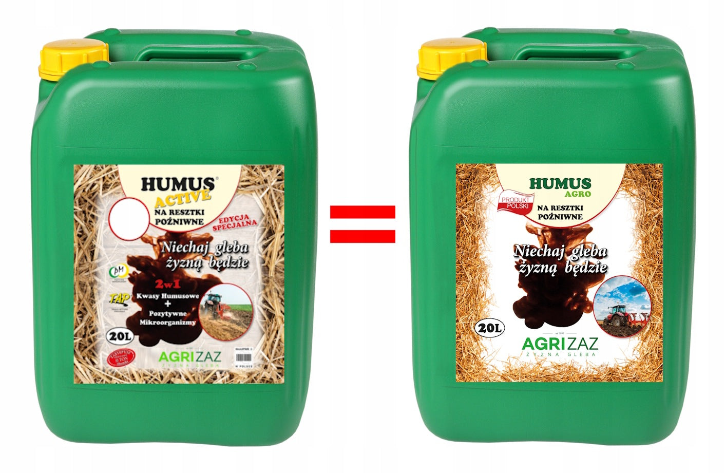 HUMUS ACTIVE AGRO 20L PER STRAW CROP RESIDUES Manufacturer EkoDarPol