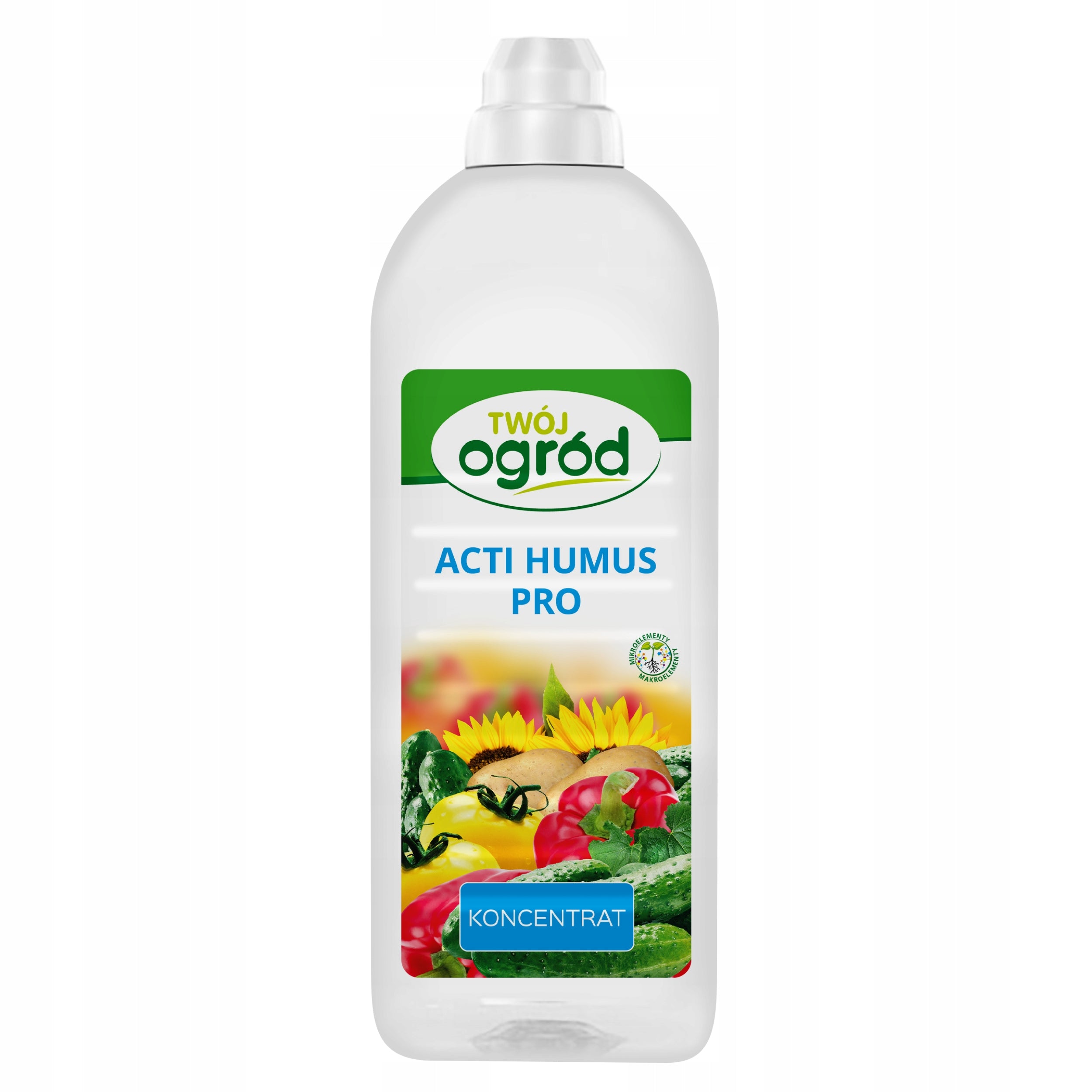 HUMUS Liquid Fertilizer ACTIHUMUS 1,5l HUMIC ACIDS for green vegetable plants Packaging status original