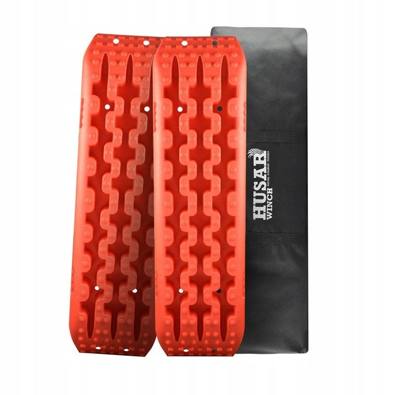 HUSAR WINCH SAND TROPS in heavy terrain OFF ROAD 4x4 10t + BAG red