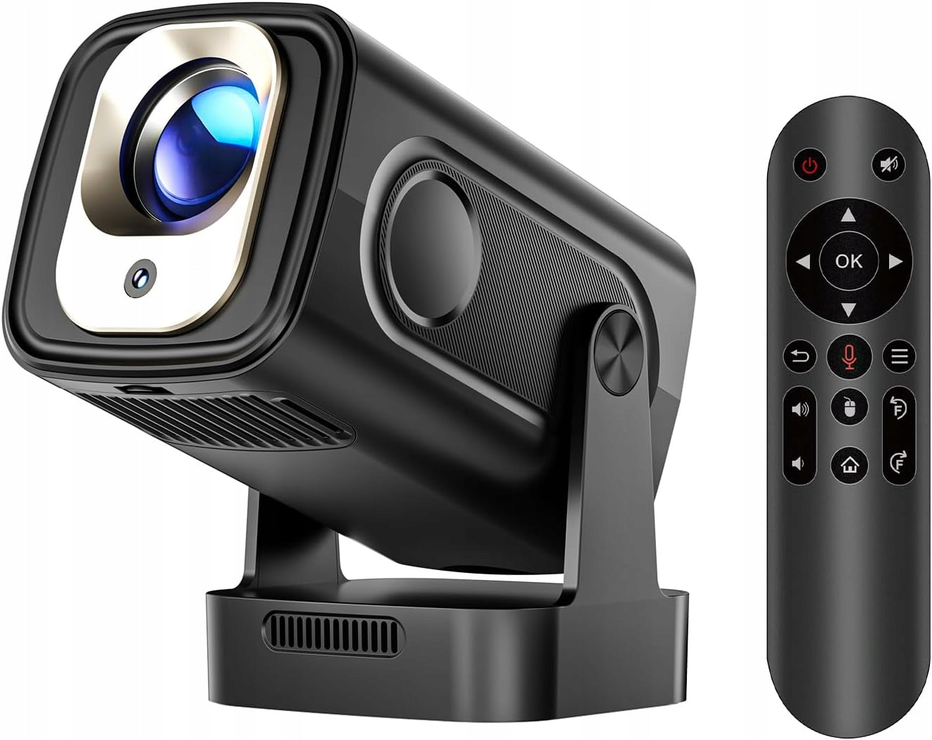 HY310 Mini Projector 4K 1080P Android WiFi6 BT5.4 Home Theater Portable