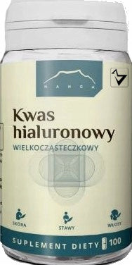 HYALURONIC ACID 2X100 KAPS 200MG HMW STRONG SKIN NANGA Expiration date at least six months from the date of purchase