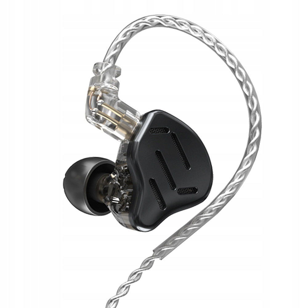 HYBRID IN-EAR HEADPHONES 16UNIT DD+7BA KZ ZAX BLACK - ORIGINAL Manufacturer code ZAX