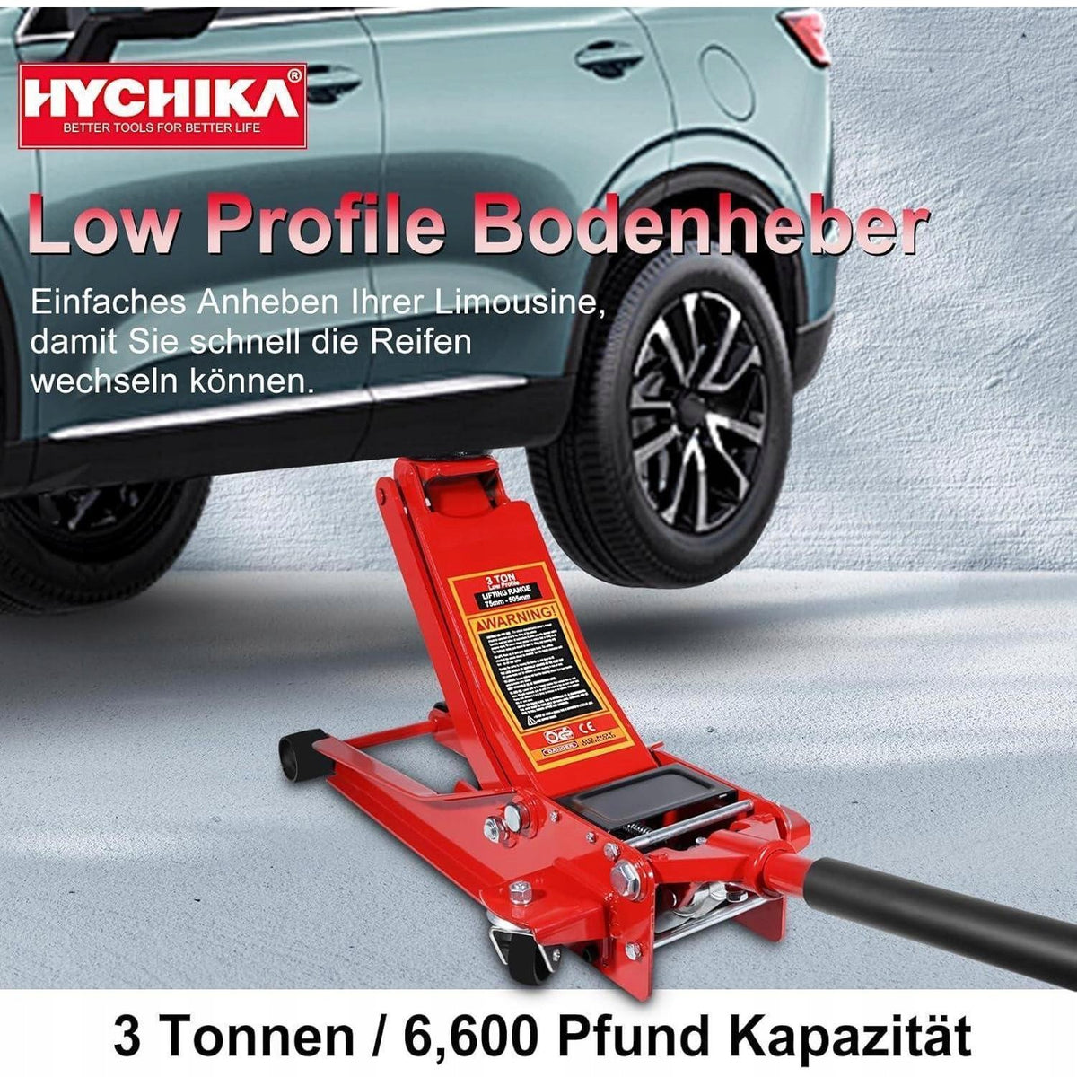 HYCHIKA 3t Hydraulic lift, workshop lift with quick pump Brand no brand