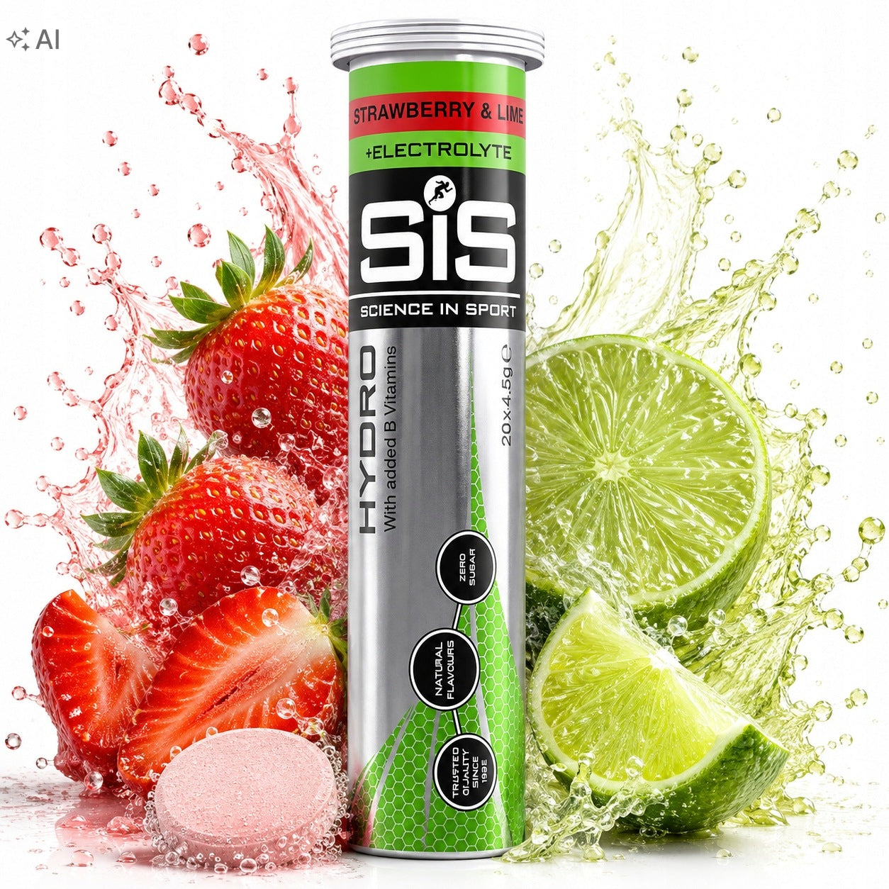 HYDRATING TABLETS WITH VITAMINS FOR ATHLETES CYCLISTS RUNNERS SIS