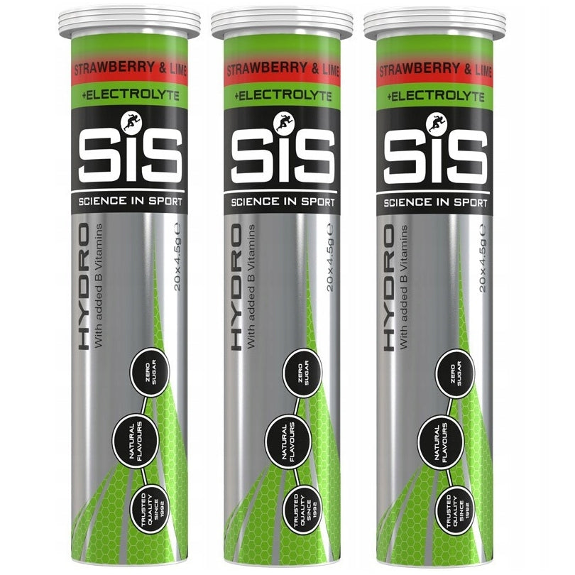 HYDRATING TABLETS WITH VITAMINS FOR ATHLETES CYCLISTS RUNNERS SIS