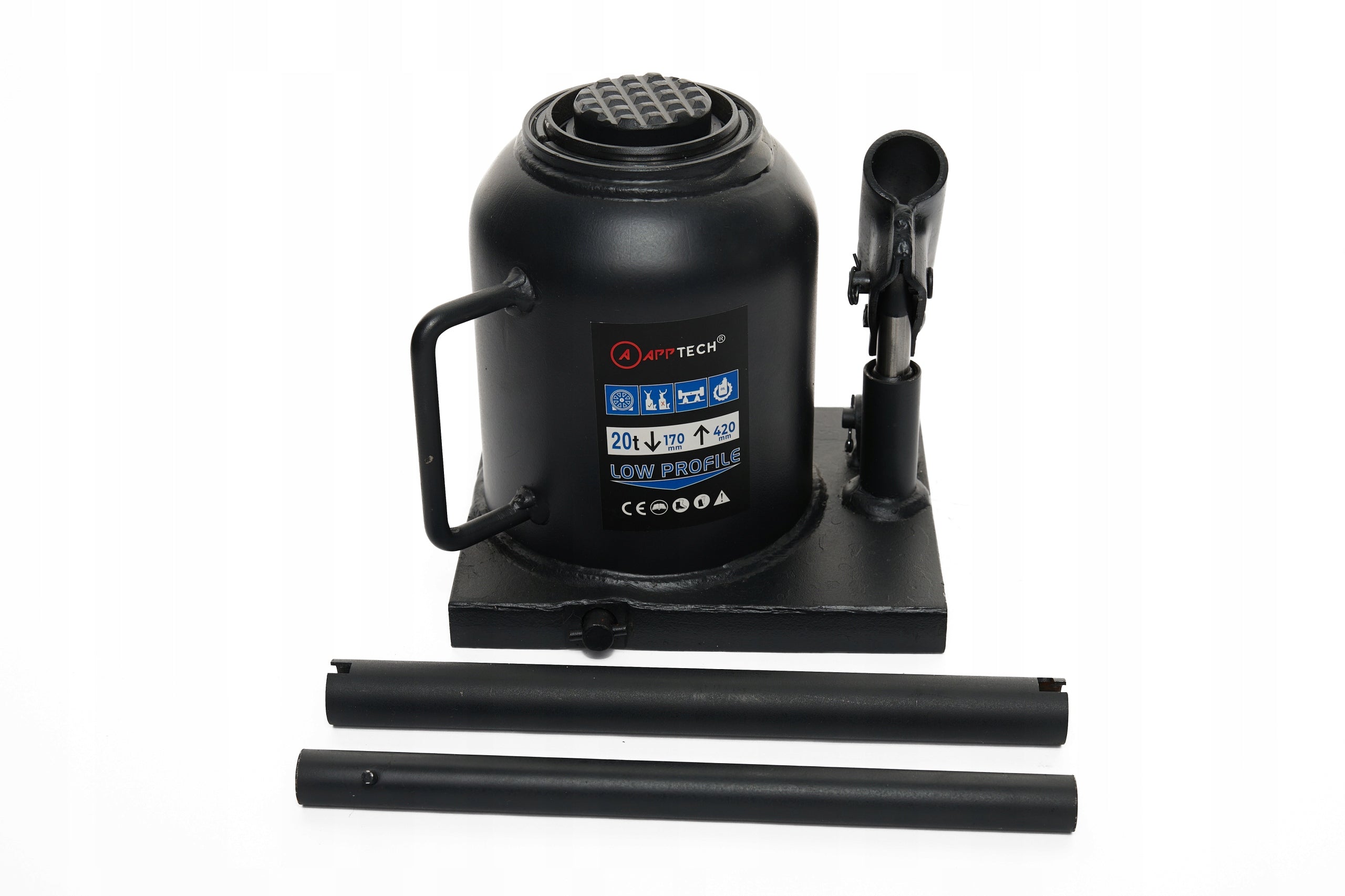 HYDRAULIC BOLLARD JACK TWO-STAGE JACK 20T 20 TONS LOW STRONG Manufacturer code PB20TNAT4