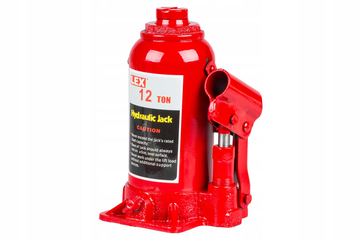 HYDRAULIC BOLLARD LIFT 12 TON CAR BOTTLE JACK 12T Manufacturer code Podnośnik hydrauliczny butelkowy LEX 12 ton