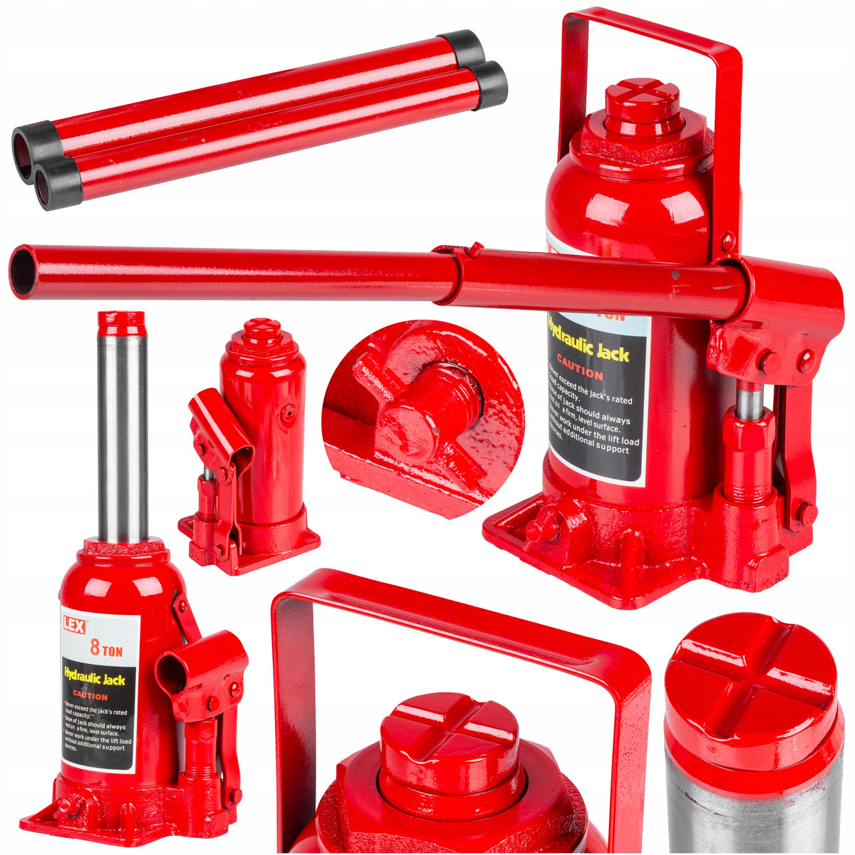 HYDRAULIC BOLLARD LIFT 8 TON BOTTLE CAR LIFT 8 Ton