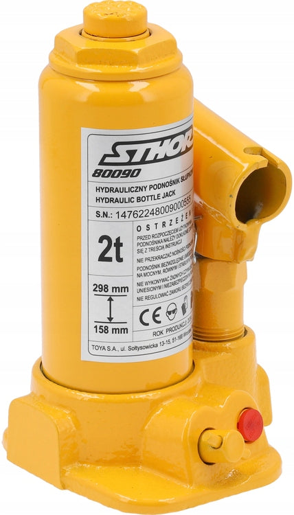 HYDRAULIC BOLLARD LIFTER 158-298 MM JACK 2 TONS Brand Sthor