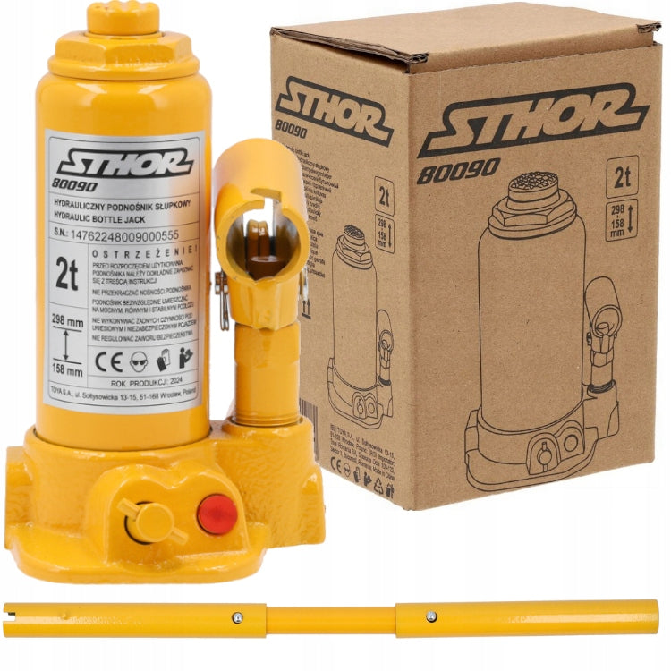 HYDRAULIC BOLLARD LIFTER 158-298 MM JACK 2 TONS