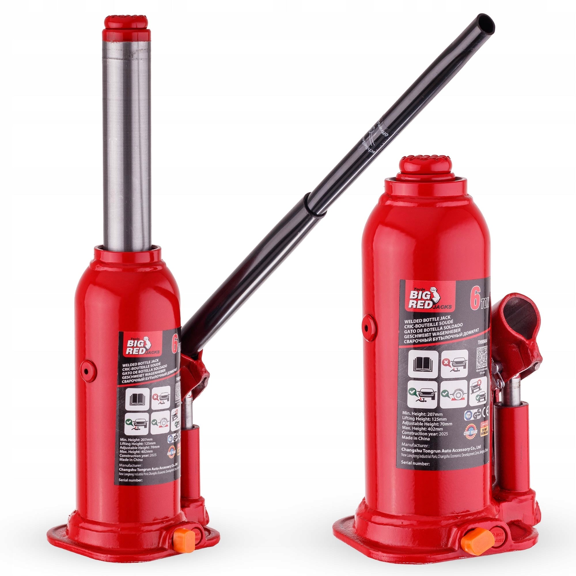 HYDRAULIC BOOM LIFT LIFTING CAPACITY 6 T HEIGHT 402 MM SUITCASE Brand Big Red